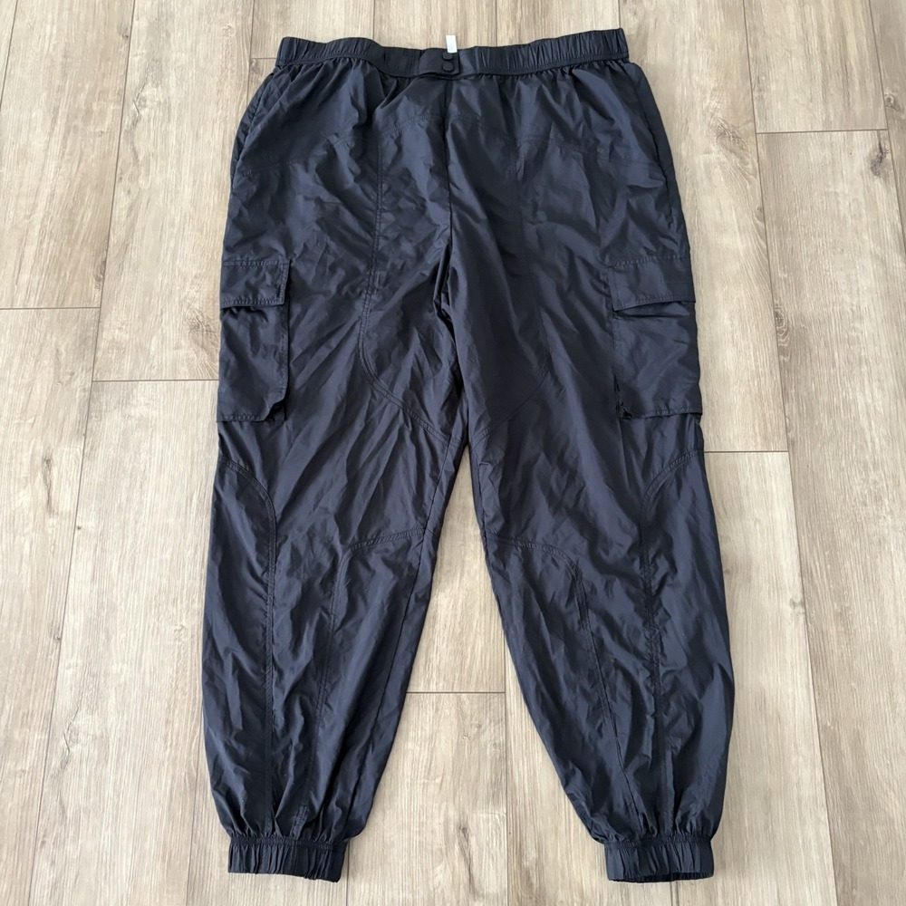Fabletics Lightweight Cargo Joggers Women's Size XXL Black‎ Pull On